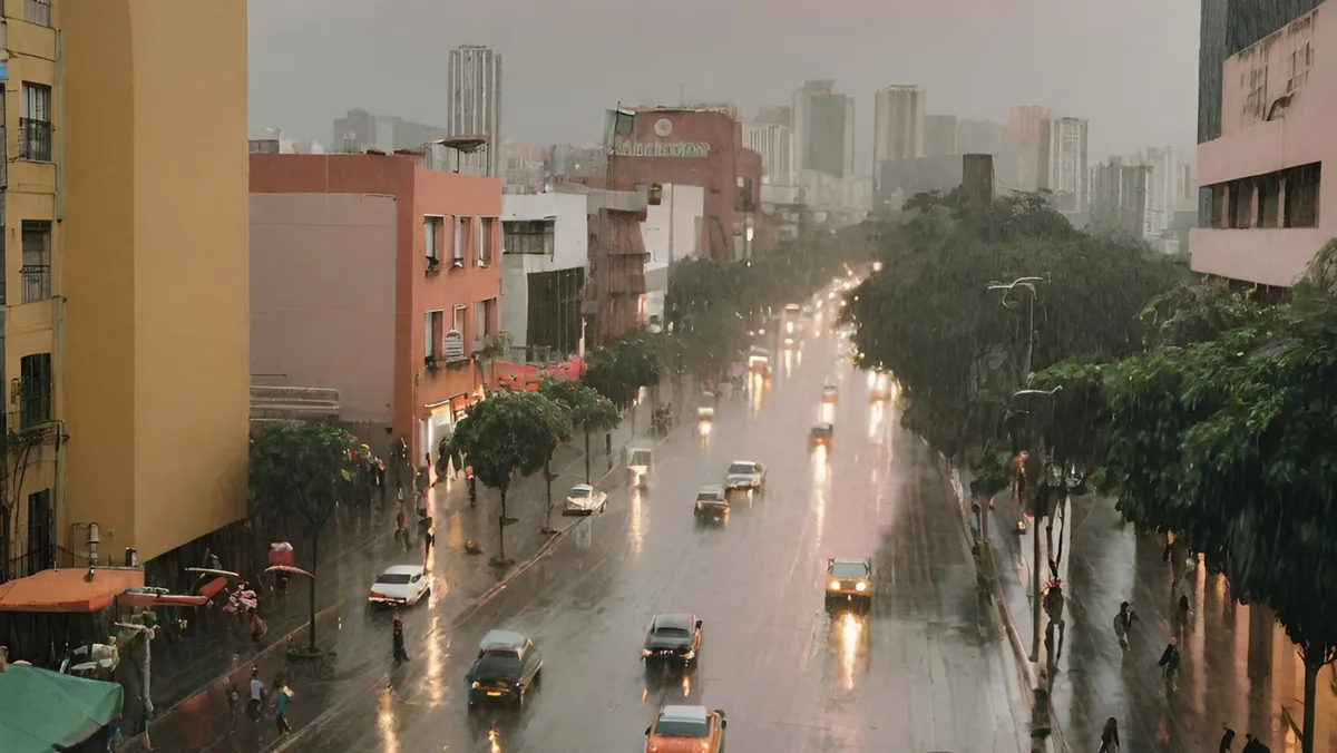 Στην ίδια πόλη υπό βροχή - Book review cover